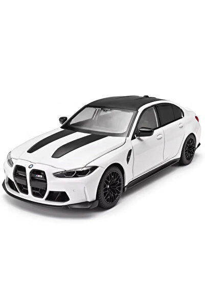 Feyza Oyuncak 1:24 BMW M3 CS LCI G80 Metal Araba Beyaz 20cm. | Sesli ve Işıkl...