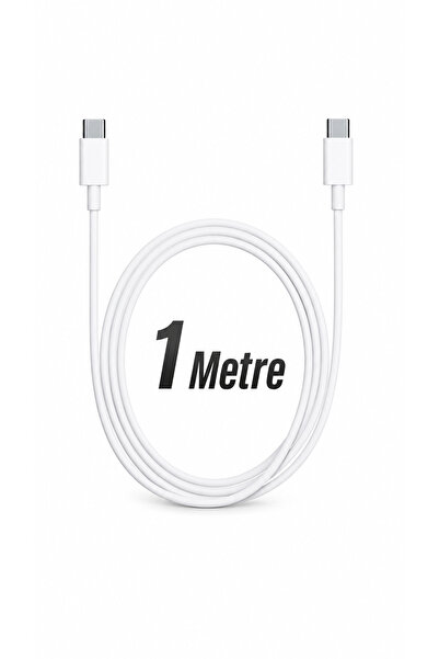 ULTRATEKNO 60W Type-C to Type-C Şarj ve Data Kablosu 1 Metre Örgülü iPhone 15 16 17 Samsung S22 S23 S24 S25 Uyumlu