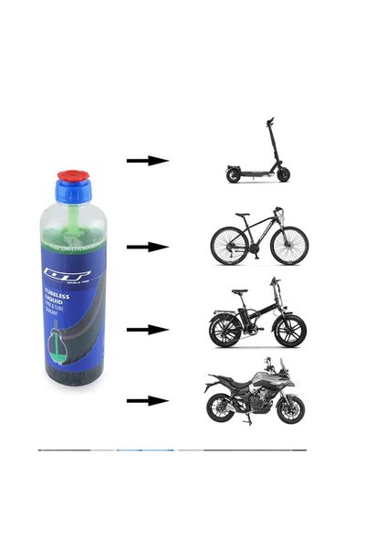 MOTOLİNAS Lastik Patlak Tamir Sıvısı 380 Ml İç Lastik Tubeless Uyumlu Partiküllü