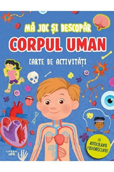 Litera Carte de activitati cu autocolante fosforescente! Ma joc si descopar. ...