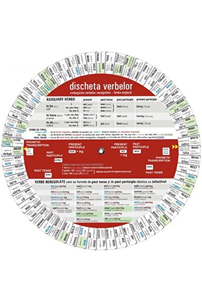 VERBA Limba engleza. Discheta verbelor neregulate - Dragos Florian Stan, Tudo...