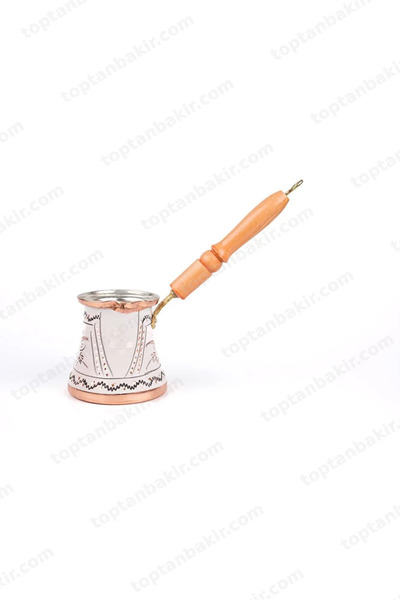Haale Copper Coffee Pot Set, Erzincan Hand-Engraved (for 5 People)