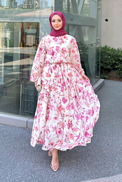 Ovn. Riva Layered Belted Dress - Pink