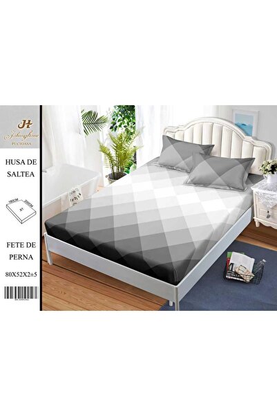 OEM Σετ Κλινοσκεπασμάτων Σατέν Βαμβακερό 2 Ατόμων 3 Τεμαχίων με Ελαστικό 180x...