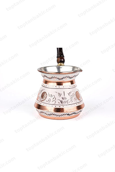 Haale Copper Coffee Pot Erzincan Handcrafted Chubby (for 4 People)