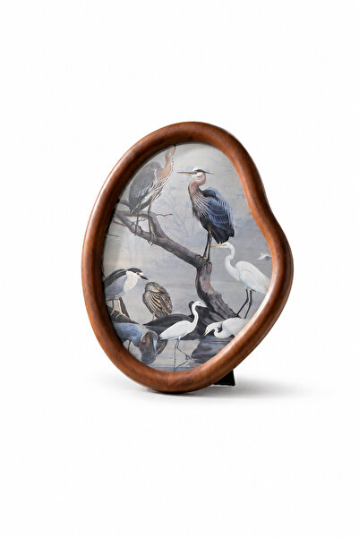 Meturas Venisa Decorative Photo Frame Drop Form Acacia Wood 15X20 cm Desktop ...