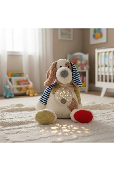 PlayFun Caine De Plus Cu Proiector - Jucarie pentru Copii, Cu Lumini si Muzic...
