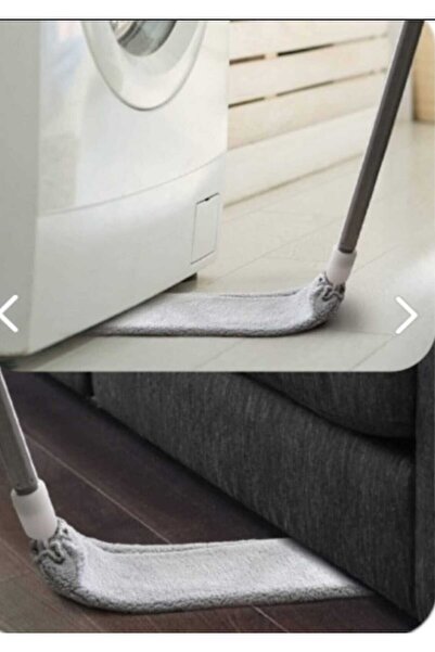 Dalian Home Mop Mikrofiber Başlıklı Dip Köşe Raf Ulaşılamıyan Yerler Için Esnek Toz Mop Uzun Saplı