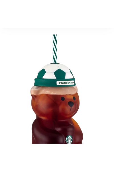 Starbucks ® Cold Cup Bearista Football Glass 20oz