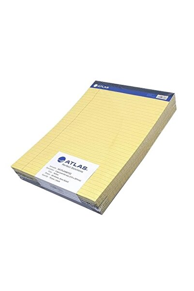 Atlas 10-Piece Legal Pads Without Cover, 8mm Single Ruled, A4 Size (40 Sheets...