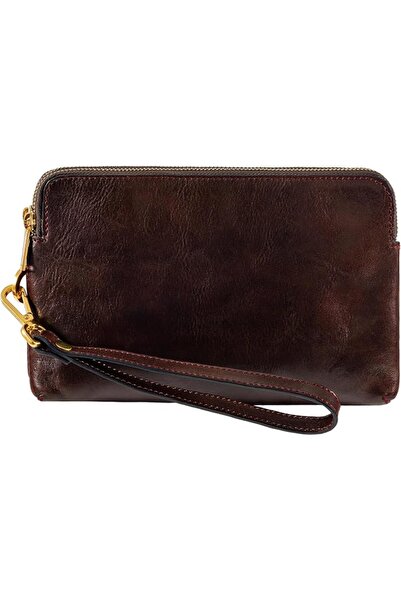 Time Resistance Leather Clutch for Men - Organizer Bag for Men - Wrist Bag - ...
