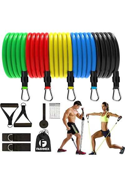GENERAL Fashnex Resistance Bands Set for Exercise, Stretching and Workout Ton...