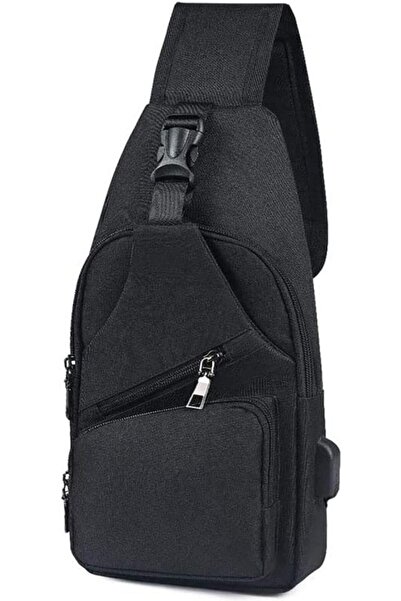 Khazna Sling Bag, Chest Bag with USB Charging Port, Men Women Lightweight Cro...