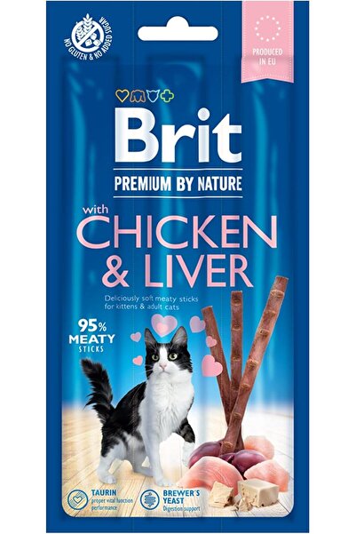 Brit Premium by Nature Cat Sticks with Chicken & Liver, 3pcs