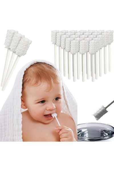 Vinnatsu Baby Tongue Cleaner - Disposable Baby Mouth Cleaner, Gauze Gum Clean...