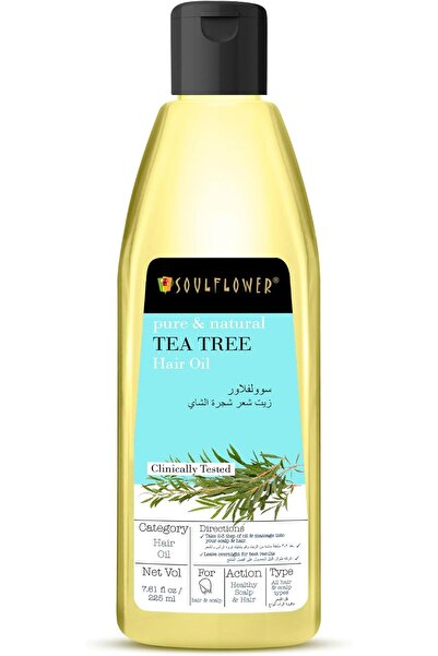 Soulflower زيت شجرة الشاي للشعر وفروة الرأس، مضاد للقشرة، مضاد لتساقط الشعر، ...