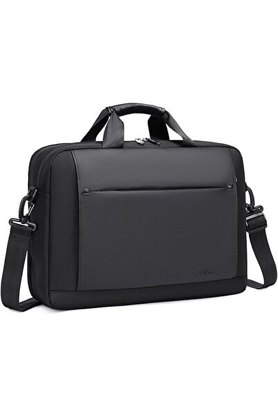 Qiccijoo Laptop Bag for Men Women Premium Laptop Briefcase Fits Up to 15.6 In...