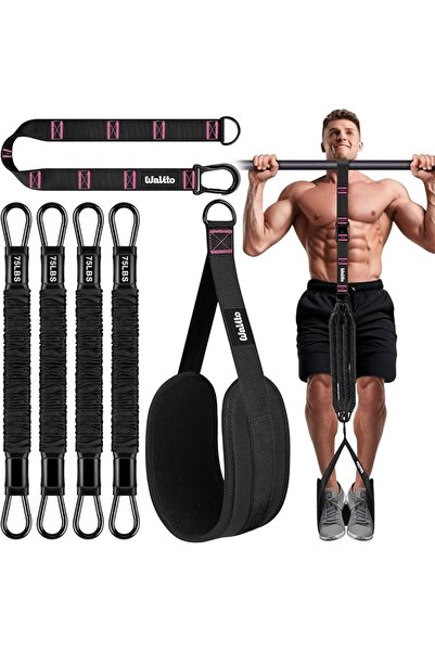GENERAL Pilates Bar Kit with Resistance Bands, 3-Section Multifunctional Yoga...
