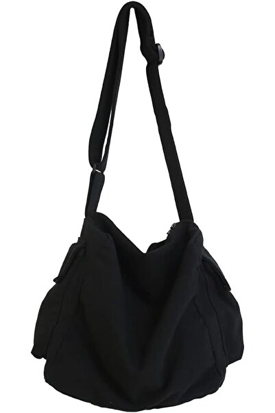 JQWSVE Canvas Messenger Bag Large Hobo Crossbody Bag with Multiple Pockets Ca...
