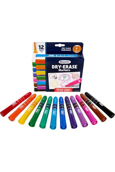 Vans x Crayola أقلام تخطيط الأخطاء القابلة للمسح من كرايولا (12 قطعة) أقلام س...