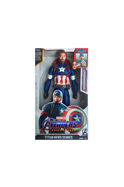 AVENGERS Figurină Captain America Hero Series, 30cm, jucărie interactivă cu e...