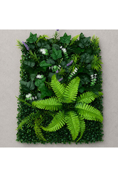 DIGITAL Merchandise Planta Artificială Panou de Gard Viu Lavandă și Frunze Mi...