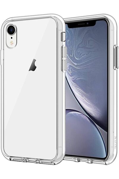 JETech غطاء لآيفون XR، مضاد للاصفرار، شفاف