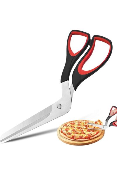 Aputue Pizza Scissors, 27CM Detachable Blade with Soft Grip Handle, Food Grad...