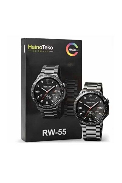 HAINOTEKO RW-55 Smart Watch with AMOLED Display, Bluetooth Calling, and 3 Str...