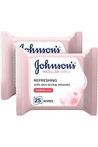Johnson & Johnson Johnson’s Micellar Wipes, Refreshing with Skin-Loving Miner...
