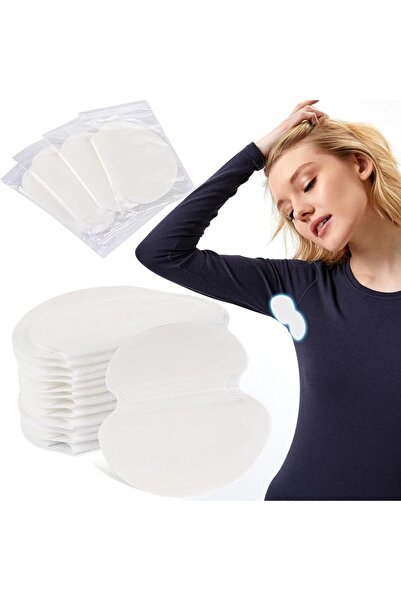 ALMEKAQUZ 100Pcs Disposable Underarm Sweat Pads, Adhesive Invisible Armpit Pr...