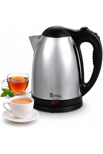 Royal Appliances غلاية كهربائية رويال سعة 1.8 لتر من الفولاذ المقاوم للصدأ، 1...
