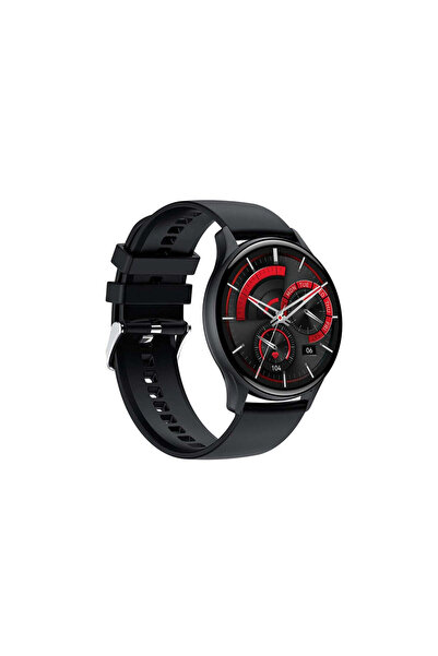 Xo Smartwatch J 5, Amoled, BT 5.0, 260 mAh, Ecran Pearl, Rotund Sport - Negru