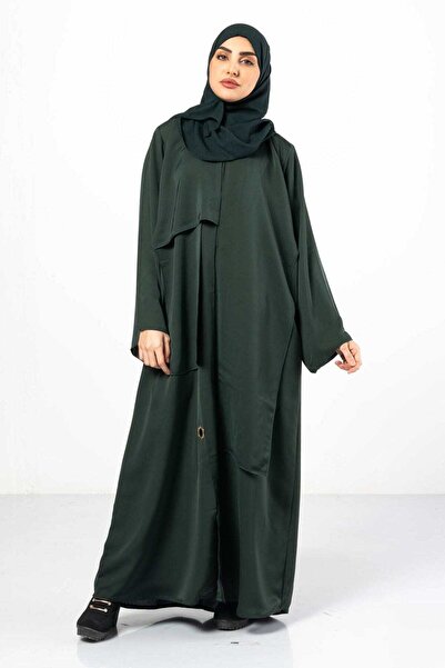 FASHION جلابية حريرية مع تطريز قماشي