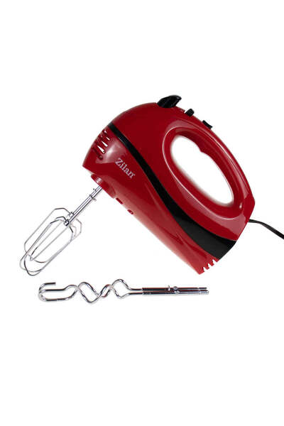 Zilan Mixer de mână ZLN 8401, Turbo, 5 viteze, 300 W - Roșu