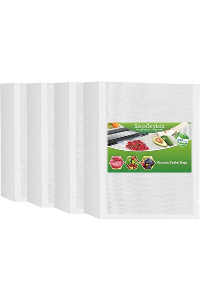 GENERAL أكياس تفريغ الهواء 20×30 سم، 400 قطعة لتخزين الطعام