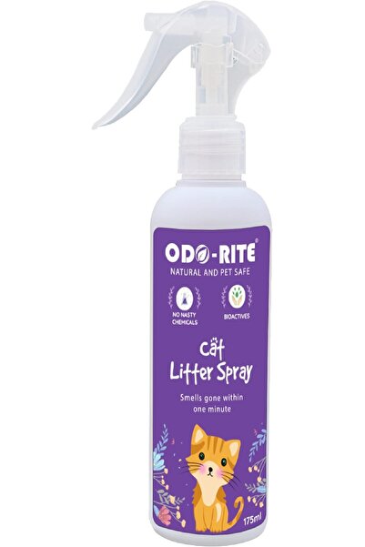 ODO -RITE Cat Litter Spray, Odour Eliminator (175 ml) Removes Smell from Litt...