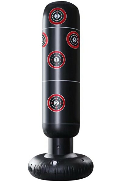 Morelian Outdoor Morelian Inflatable Punching Bag Standing Boxing Post Boxing...