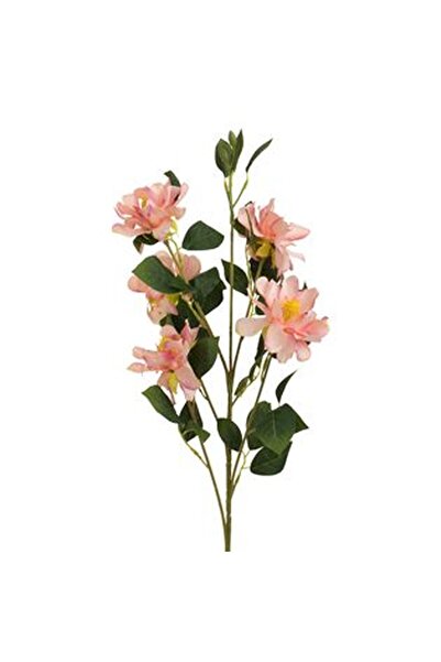 CBD CORAL BEST DEALS Floare Artificiala cu Tulpina Lunga & Flori Albe & Roz 73cm