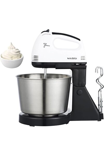 VAODO Home Electric Whisk, Stand Mixer with Bucket Butter Maker, Tabletop Han...