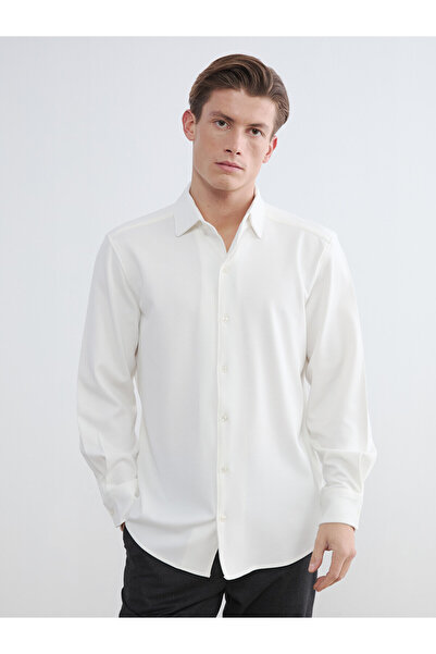 LC Waikiki Peak New Season Slim Fit Long Sleeve Men's Textured Shirt