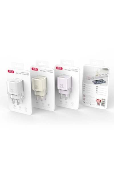 Xo Φορτιστής δικτύου L 146, 18 W, 5 V, 3 A, 1 xUSB-C - Λευκό