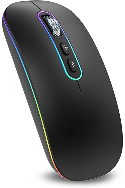 GENERAL فأرة لاسلكية ثنائية الوضع (BT 5.1+2.4G) من سيميتك للحاسوب المحمول، 12...