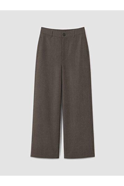 LC Waikiki Rmz Gi̇yi̇m Farkiyla High Waist Wide Leg Women's Pants