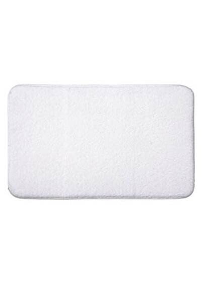CBD CORAL BEST DEALS Covoras Decorativ din Imitatie de Blana Alba 80x50cm, Po...