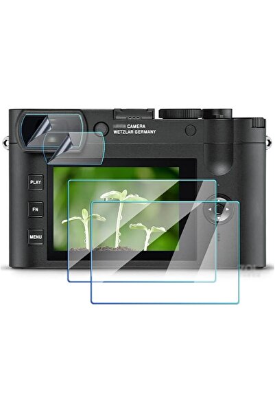 GENERAL واقي شاشة متوافق مع شاشة Leica Q2 Viewfinder+LCD، ADQQUI 0.3 مم، صلاب...