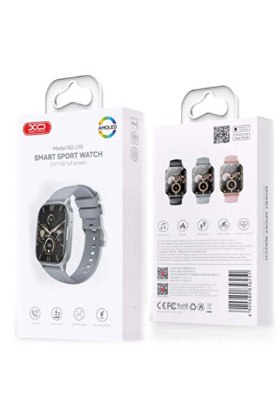 Xo Smartwatch J 10, Amoled, BT 5.3, 260 mAh, Star Mist, Square Sport - Gri