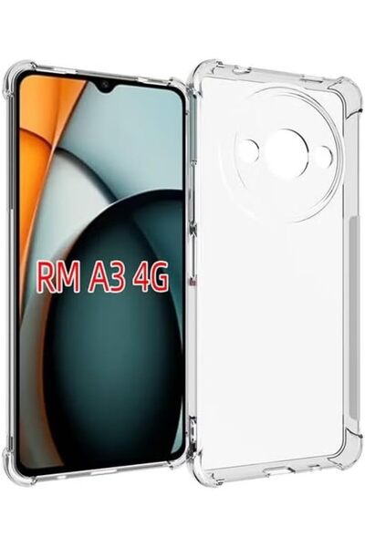 URBBKING غطاء حماية مرن من مادة TPU بأربع زوايا لامتصاص الصدمات لهاتف Redmi A...