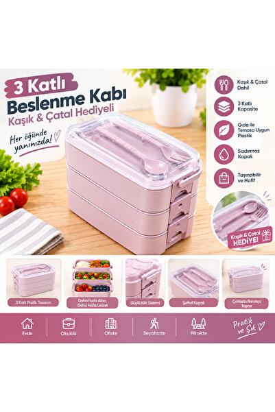 Mikro 3 katlı besleme kabı