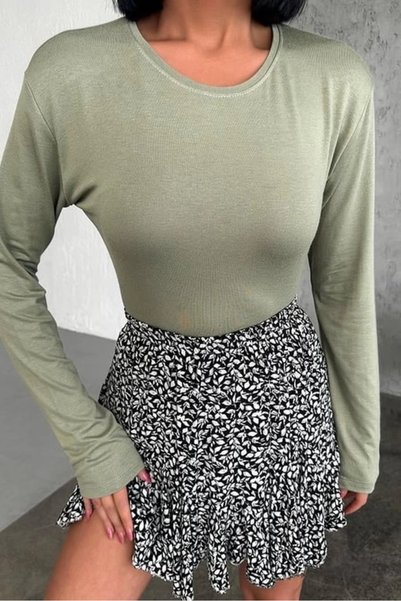 Generic Brand Comfortable and stylish long sleeve crew neck lycra viscose jer...